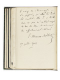 Volume III : Lettre-autographe , 17-jui-1904 Giclee Print by Etienne Moreau-Nelaton