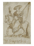 Les vices : suite de sept figures Giclee-trykk av Hans Sebald Beham