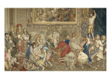 Visit of Louis Xiv at the Gobelins, October 15, 1667 Giclee Print by Brun Charles Le
