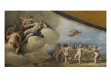 Vénus entourée de nymphes contemplant une ronde de cupidon Giclee Print by Sebastiano Ricci