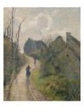 Chemin montant à Osny (Val d'Oise) Lámina giclée por Camille Pissarro Chemin montant à Osny (Val d'Oise) Lámina giclée por Camille Pissarro