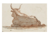 Album : un boeuf (?) couché et esquisse d'une tête de cheval Lámina giclée por Jacques-Louis David Album : un boeuf (?) couché et esquisse d'une tête de cheval Lámina giclée por Jacques-Louis David