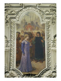 Décoration de la galerie nord du Petit Palais, composée de trois plafonds et de dix panneaux de Lámina giclée por Fernand Cormon