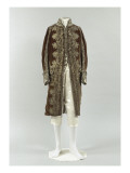 Habit pourpre du "Petit Habillement" du Sacre ayant appartenu à Napoléon Ier (1769-1821), empereur reproduction procédé giclée