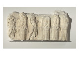 Fragment de la frise est du Parthénon. Vers 445-438 av J.-C. Giclée-Druck