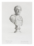 Tableau du Cabinet du Roi, statues et bustes antiques des Maisons Royales Tome II : planche 12 reproduction procédé giclée par Etienne Baudet