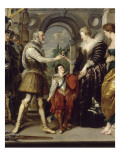 Henri IV part pour la guerre d'Allemagne et confie à la reine le Gouvernement de son royaume, le Giclee Print by Pierre Paul Rubens
