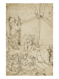 La Visitation Giclee Print by Luca Cambiaso