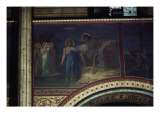 Le baptême de Notre-Seigneur, quatrième travée du côté gauche de la nef de l'église reproduction procédé giclée par Hippolyte Flandrin