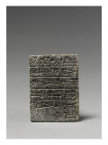 Votive Tablet Bearing the Inscription of King Shulgi Giclee Print