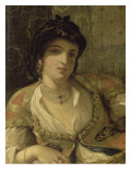 Femmes d'Alger dans leur appartement reproduction procédé giclée par Eugene Delacroix