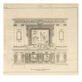 Musée des Monuments Français tome 5, par Alexandre Lenoir: planche 171 : mo Giclee Print by Charles Percier