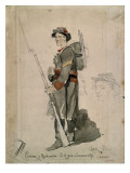 Femme à Montmarte, 17 juin 1871 reproduction procédé giclée par Daniel Urrabieta Vierge