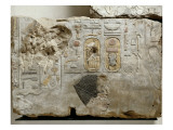 Wall Relief: King Tuthmosis Between Satis and Khnum Giclee Print