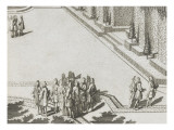 Recueil des "Plans, Profils et Elévations du Château de Versailles..." : planche 37 : vue Giclee Print by Pedro de Rochefort
