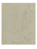 Femmes dans diverses attitudes Giclée-Druck von Pierre Jacques Volaire
