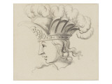 Tome IV (1762DR à 1902DR) : Costumes de fêtes et de mascarades Théâtre de Louis XIV Giclee-trykk av Jean I Berain Tome IV (1762DR à 1902DR) : Costumes de fêtes et de mascarades Théâtre de Louis XIV Giclee-trykk av Jean I Berain