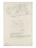 Deux études de décor Giclée-Druck von Francois Andre Vincent