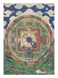 Vân mandala Reproduction procédé giclée