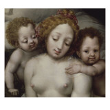 Vénus et deux amours Lámina giclée por Vincent Sellaer