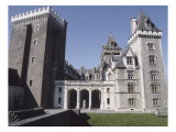 Vue du château depuis la ville (façade est) Giclee Print