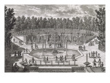 Diverses Vues de Chantilly : Le Haut des Cascades de Chantilly Reproduction procédé giclée par Adam Perelle