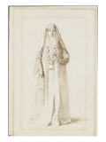 Femme drapée en costume oriental, de face Giclée-tryk af Gentile Bellini Femme drapée en costume oriental, de face Giclée-tryk af Gentile Bellini