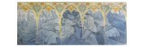 Fragments de frise du Pavillon de la Bosnie -Herzégovine à l'Exposition Universelle de 1900 à Giclee Print by Alphons Mucha