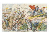 Guerre d'Orient, passage du Danube Lámina giclée Guerre d'Orient, passage du Danube Lámina giclée