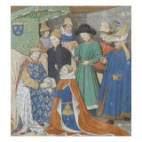 Première page de l'aveu rendu à René, roi de Jérusalem et de Sicile, duc d'Anjou par Jean de Giclee Print