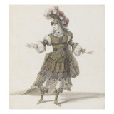Tome III (1696 DR à 1761DR) : Costumes de fêtes et de mascarades. Théâtre d Reproduction procédé giclée par Jean I Berain