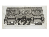 Recueil : Le Grand Escalier du château de Versailles. planche 30 : vue d'une des voussures du reproduction procédé giclée par Etienne Baudet