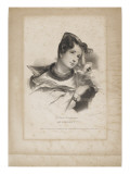 Les jeunes contemporaines. Melle Eugénie T. Giclee Print by Octave Tassaert
