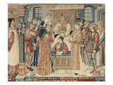 La tenture de Saint Etienne, pièce II : Le martyre de Saint Etienne; scène 3 : Saint Etienne Lámina giclée por Colijn de Coter