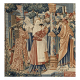 La tenture de Saint Etienne, pièce I : Le martyre de saint Etienne; scène 1 : Désignation des Lámina giclée por Colijn de Coter La tenture de Saint Etienne, pièce I : Le martyre de saint Etienne; scène 1 : Désignation des Lámina giclée por Colijn de Coter
