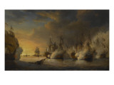 Combat naval entre le vaisseau français 