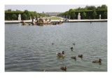 Vue du parc: bassin d'Apollon: Le char d'Apollon, 1668-1670 Reproduction procédé giclée par Jean-Baptiste Tuby