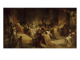 Baudouin IX, comte de Flandre, couronné empereur latin d'Orient à Constantinople Reproduction procédé giclée par Louis Gallait