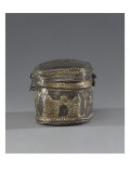 Boîte reliquaire en argent dite Capsella de Brivio : résurrection de Lazare/ 5e siècle ap J.C reproduction procédé giclée