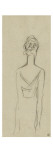 Yvette Guilbert, les deux bras tombant le long du corps Lámina giclée por Henri de Toulouse-Lautrec