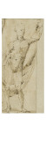 Jeune homme nu, debout, vu de face, tenant une draperie derrière lui Giclée-tryk af Domenico Beccafumi Jeune homme nu, debout, vu de face, tenant une draperie derrière lui Giclée-tryk af Domenico Beccafumi