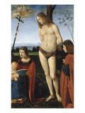 La Vierge à l'Enfant et les Saints Jean-Baptiste et Sébastien entre 2 donateurs. Dite La Vierge à l'Enfant et les Saints Jean-Baptiste et Sébastien entre 2 donateurs. Dite