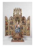 La Chapelle Cardon: La Vierge à l'enfant assise ;Scènes de la Vie de la Vierge et de l'enfance du Giclée-Druck