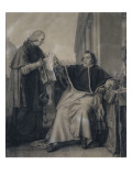 Signature du Concordat entre la France et le Saint-Siège, par le pape Pie VII, le 15 août 1801 (le reproduction procédé giclée par Jean-Baptiste Joseph Wicar