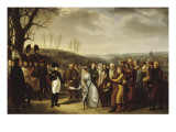 Napoléon Ier accueillant les familles polonaises qui viennent se mettre sous sa protection et Lámina giclée por Marie Nicolas Ponce-Camus Napoléon Ier accueillant les familles polonaises qui viennent se mettre sous sa protection et Lámina giclée por Marie Nicolas Ponce-Camus