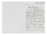 Lettre autographe signée Eugène Delacroix à P.A Berryer, le samedi 1 heure 1855 Giclee Print by Eugene Delacroix