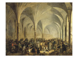 Hôpital militaire français à Marienbourg, soignant les blessés russes et français aprés la Giclee Print by Adolphe Roehn