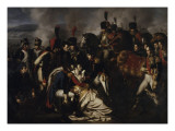 Le maréchal Lannes mortellement blessé près d'Essling le 22 mai 1809 (mort le 31 mai suivant) - Giclee Print by Albert-Paul Bourgeois