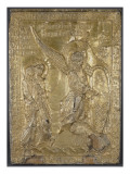 Plaque et couvercle à glissière du Reliquaire de la Pierre du Saint Sépulcre : Les Saintes Femmes Lámina giclée