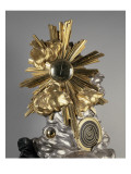 Pendule de la création du monde, mouvement conçu par Passement exécuté par Roques, bronzes de reproduction procédé giclée par François-Thomas Germain